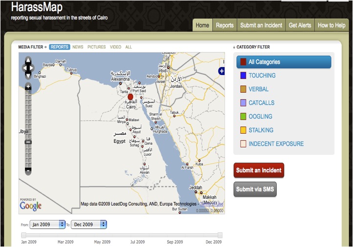 Harassmap Tracking Sexual Harassment In Egypt With Sms